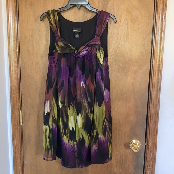 Lane Bryant Dresses & Skirts - Lane Bryant painterly print sleeveless dress size 14